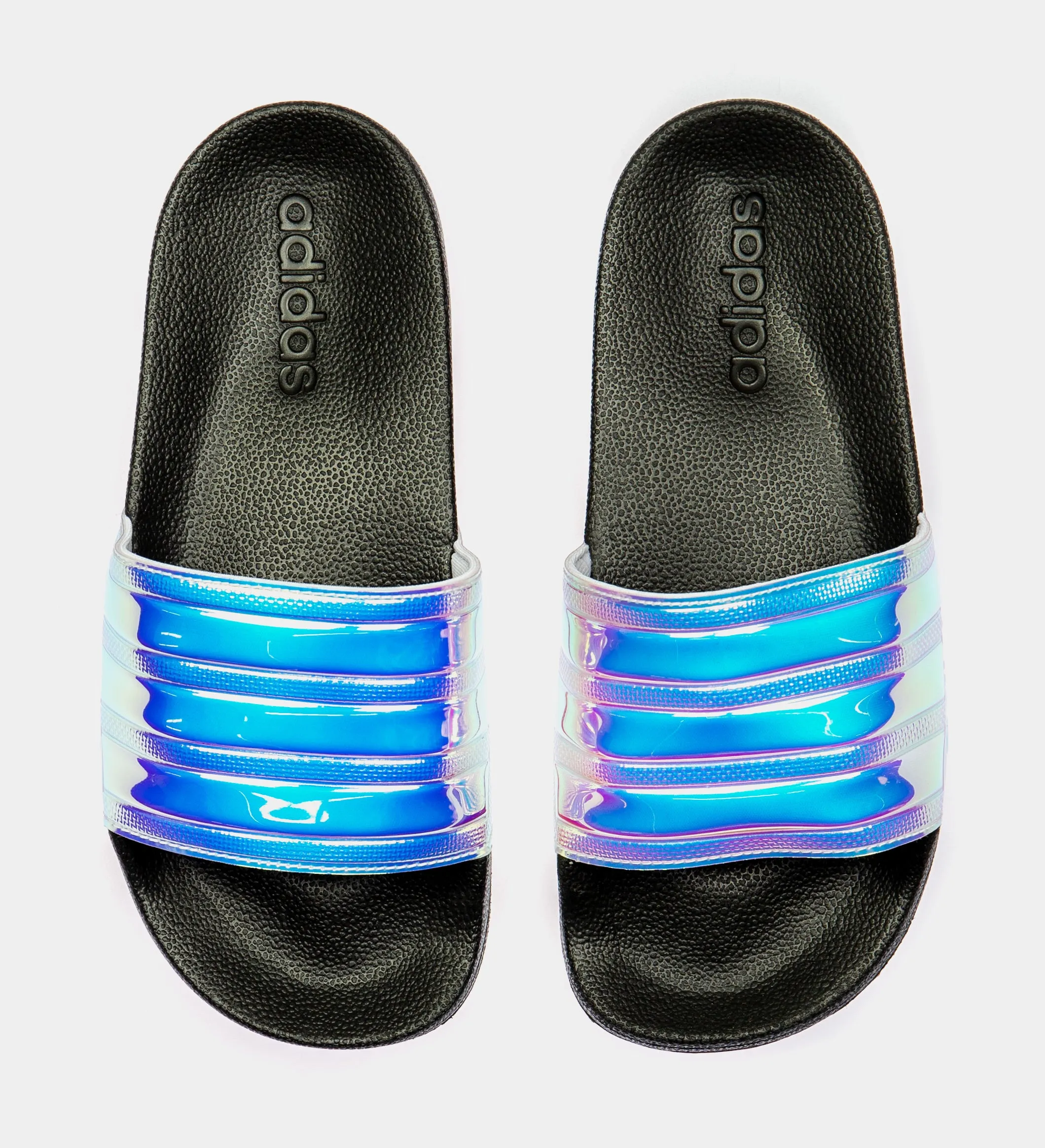 Adilette Shower Womens Slide Sandal (Black/Iridescent)