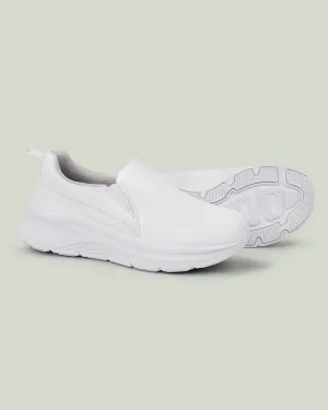 Arch Support Nurse Shoes-Gloffy White