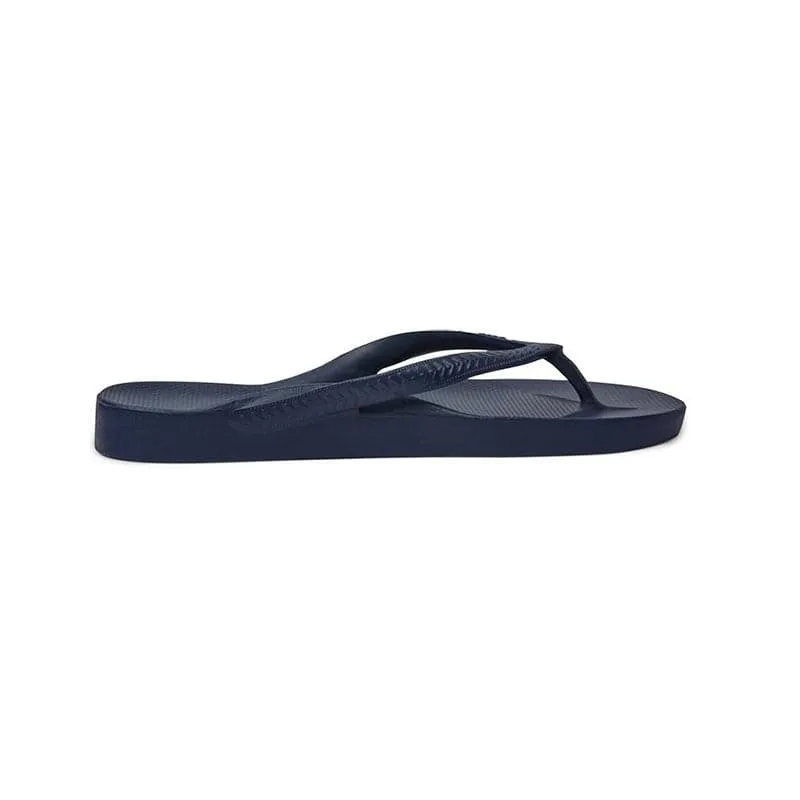 Archies Navy Arch Support Thongs