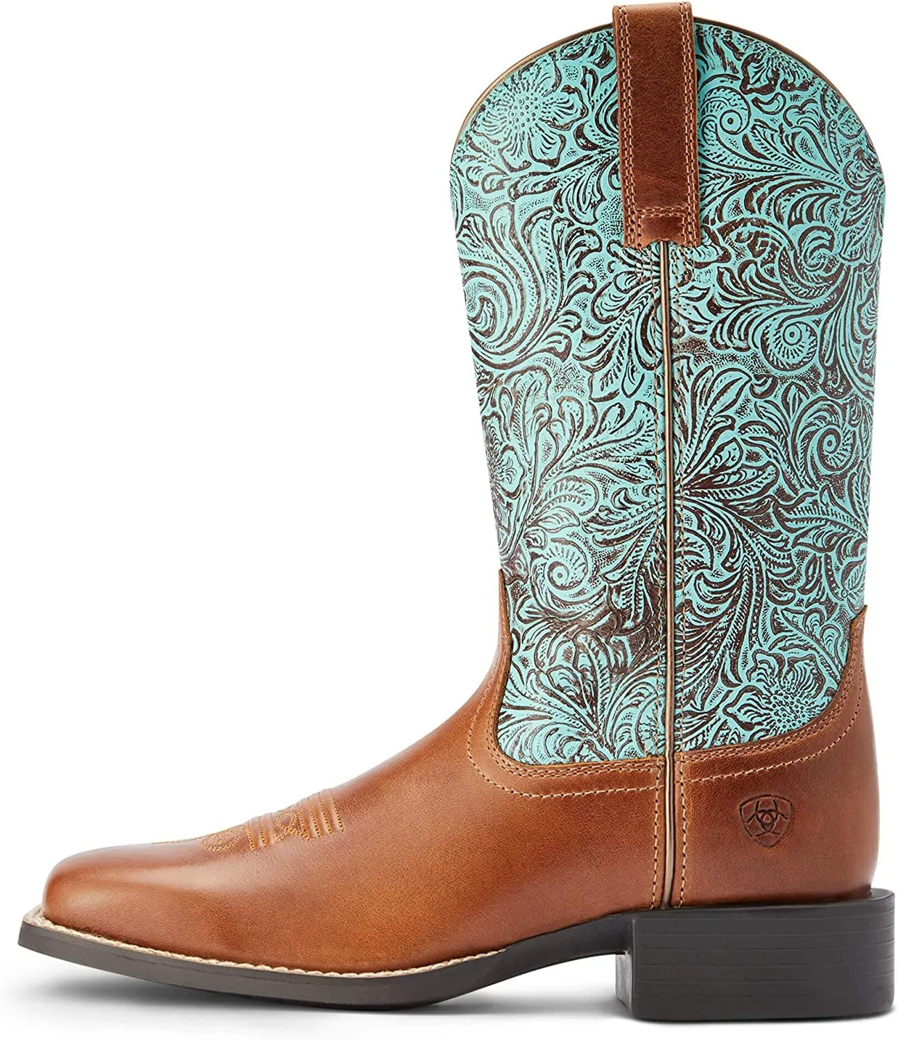 Ariat Women's Round Up Wide Square Toe Western Boot