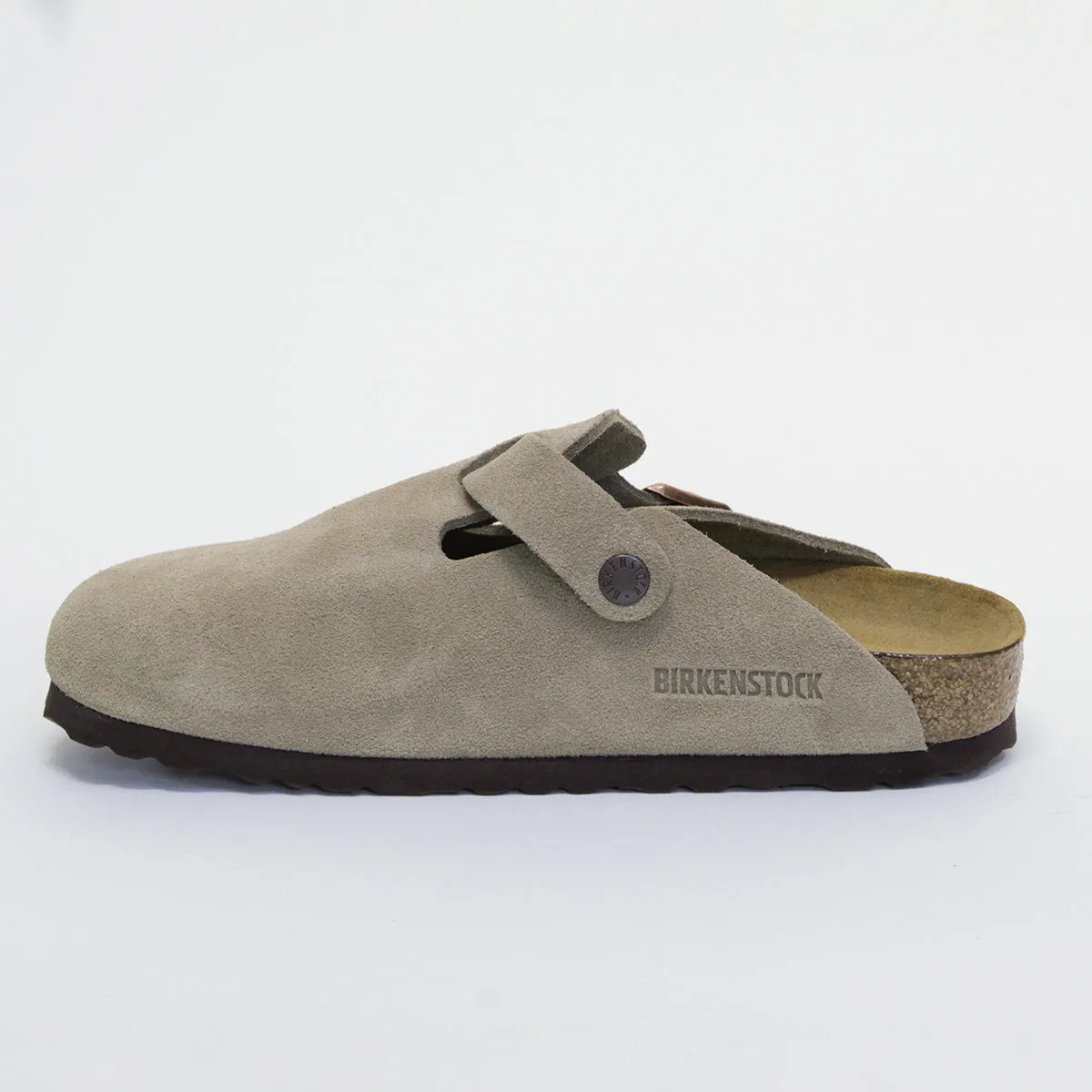 BIRKENSTOCK BOSTON SFB WOMEN'S - TAUPE SUEDE