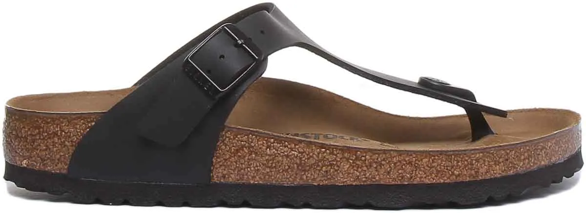 Birkenstock Gizeh Unisex In Black | Regular Fit