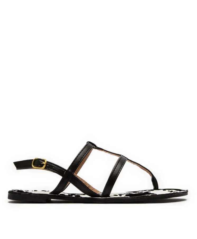 Black Strappy Sandals