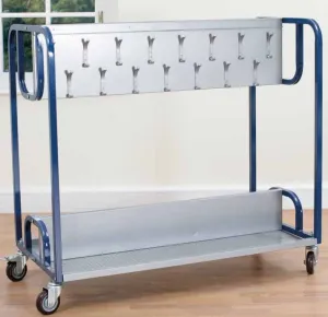 Classroom Cloakroom Trolley (stores 30 coats)