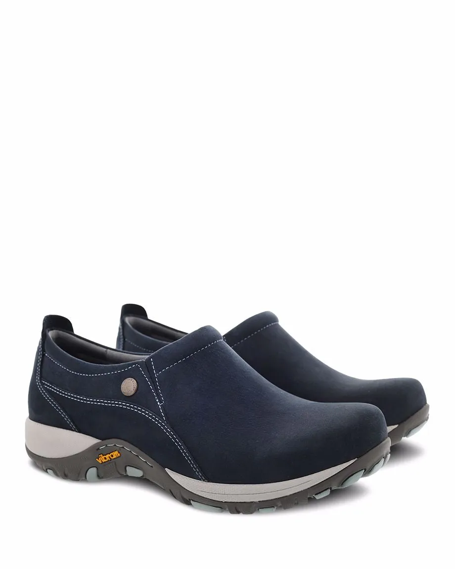 DANSKO PATTI SLIP-ON - NAVY MILLED NUBUCK