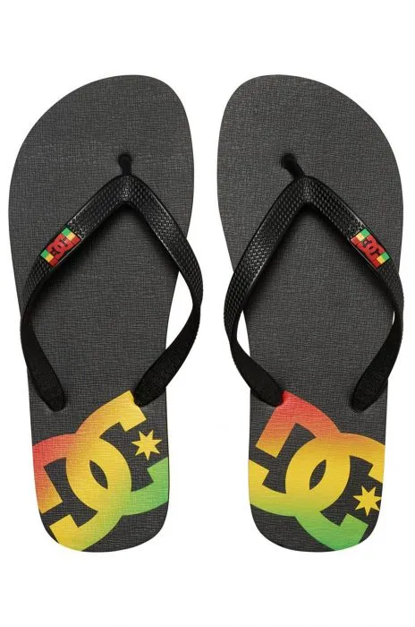 DC Spray Sandals - Rasta