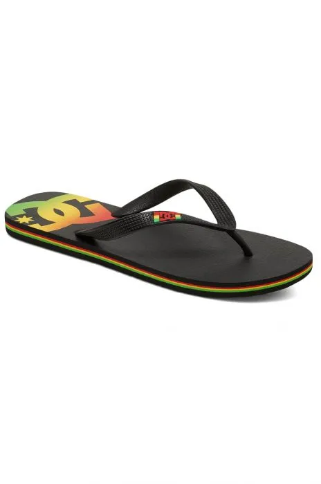 DC Spray Sandals - Rasta