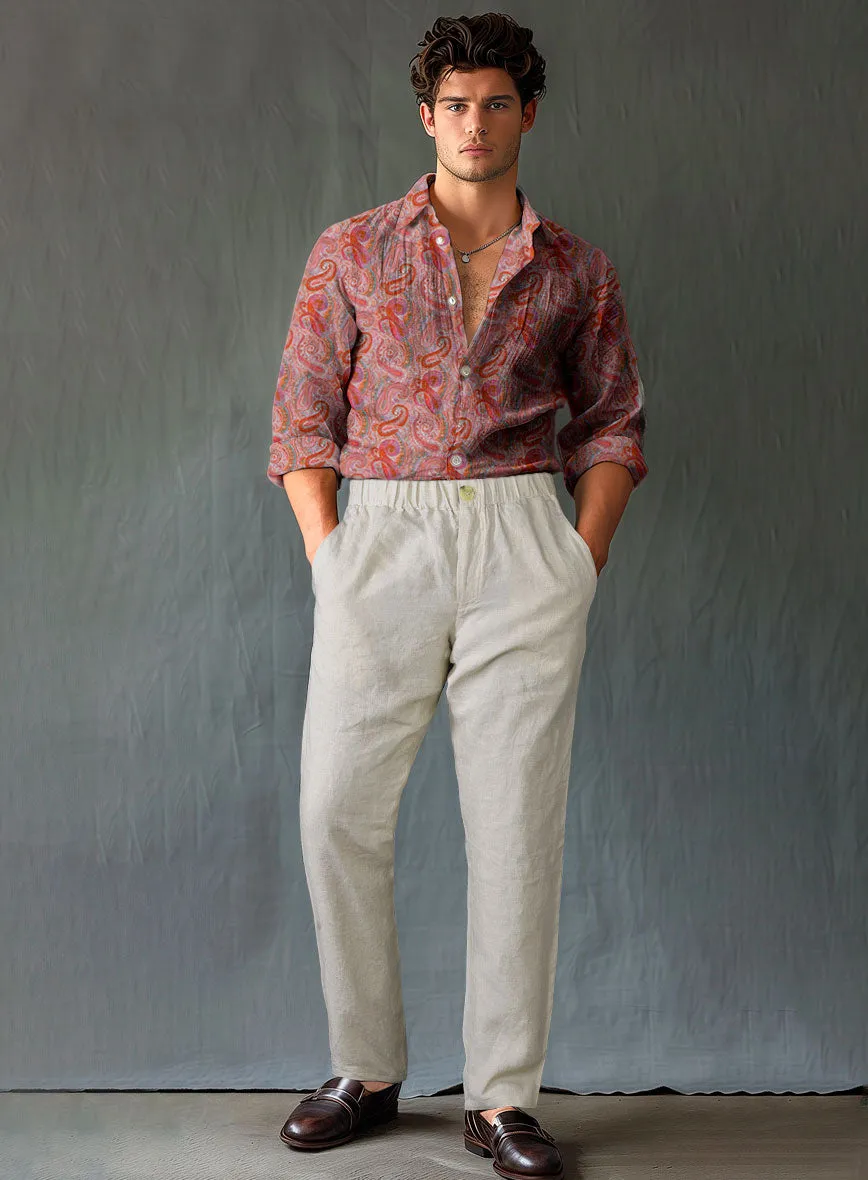 Easy Pants Italian Meadow Linen Pants