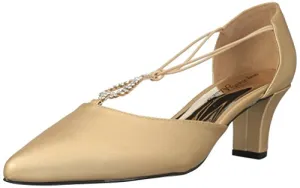 Easy Street Women Moonlight Dress Pump Gold 7.5 W US Pair of Shoes