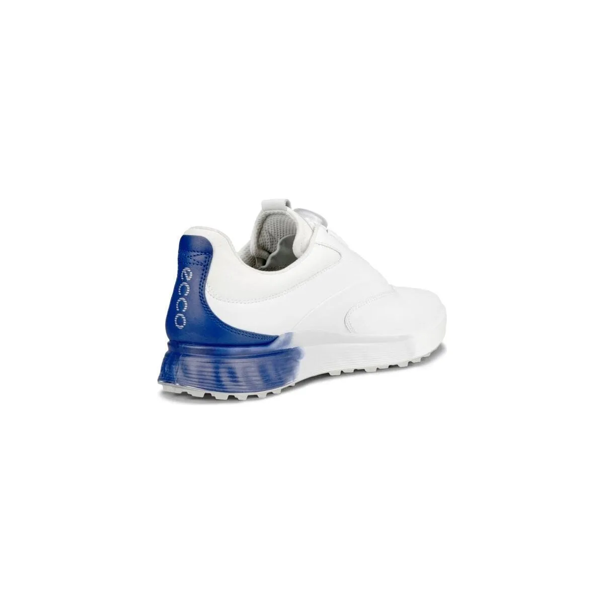 Ecco Men's Golf S-Three Boa Shoe in White Blue Depths Bright White