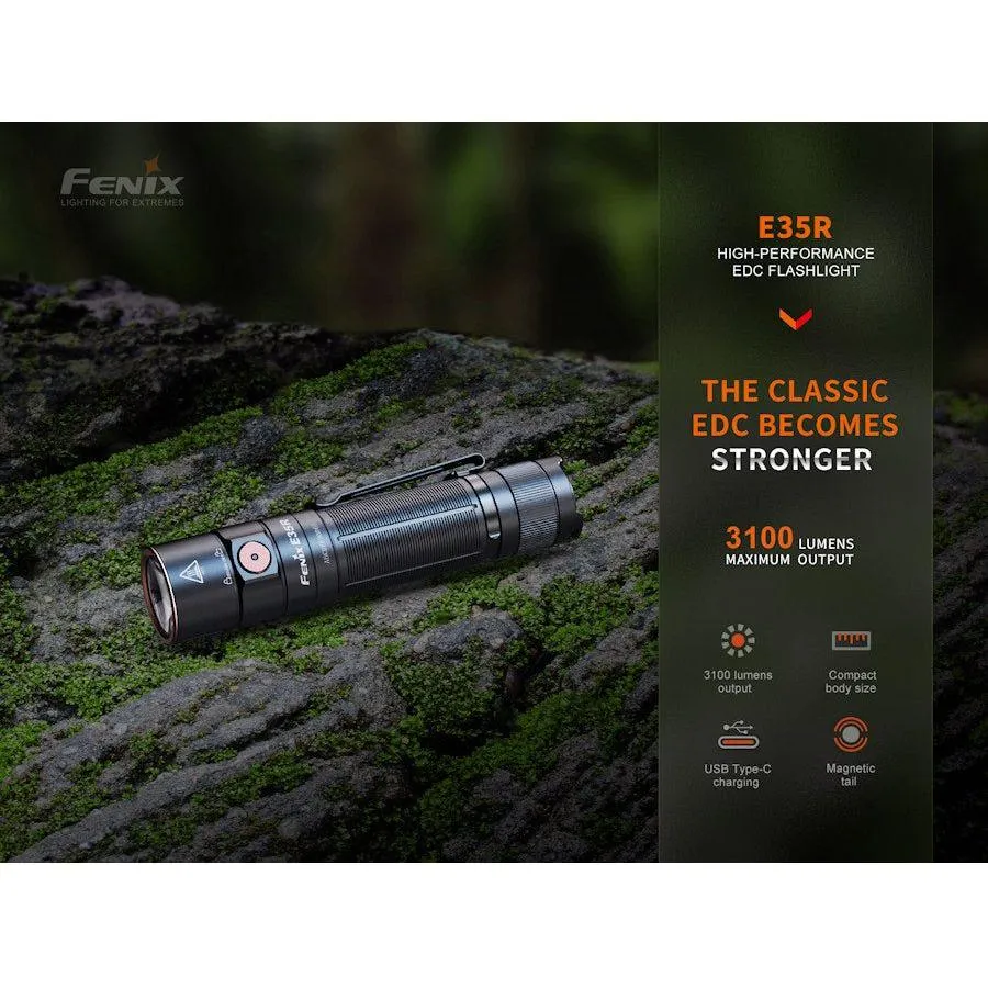 Fenix E35R Handheld Rechargeable Flashlight