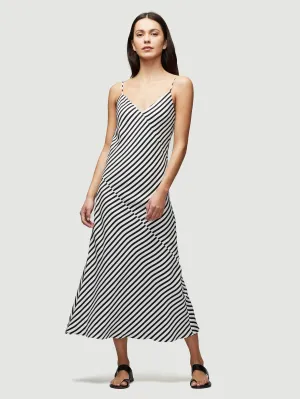 Frame - Bias Cami Dress in Noir Multi