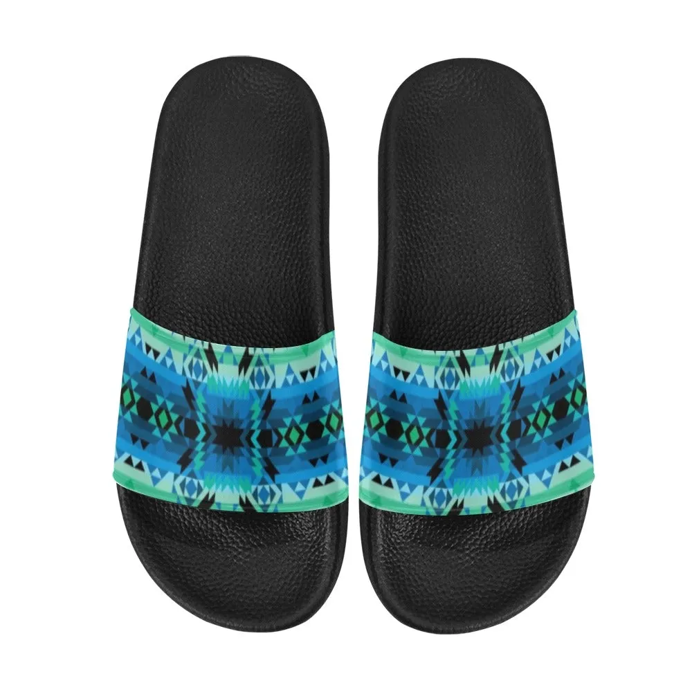 Green Star Men's Slide Sandals