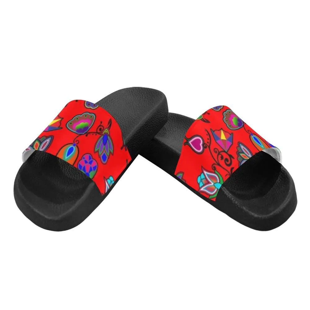 Indigenous Paisley Dahlia Women's Slide Sandals