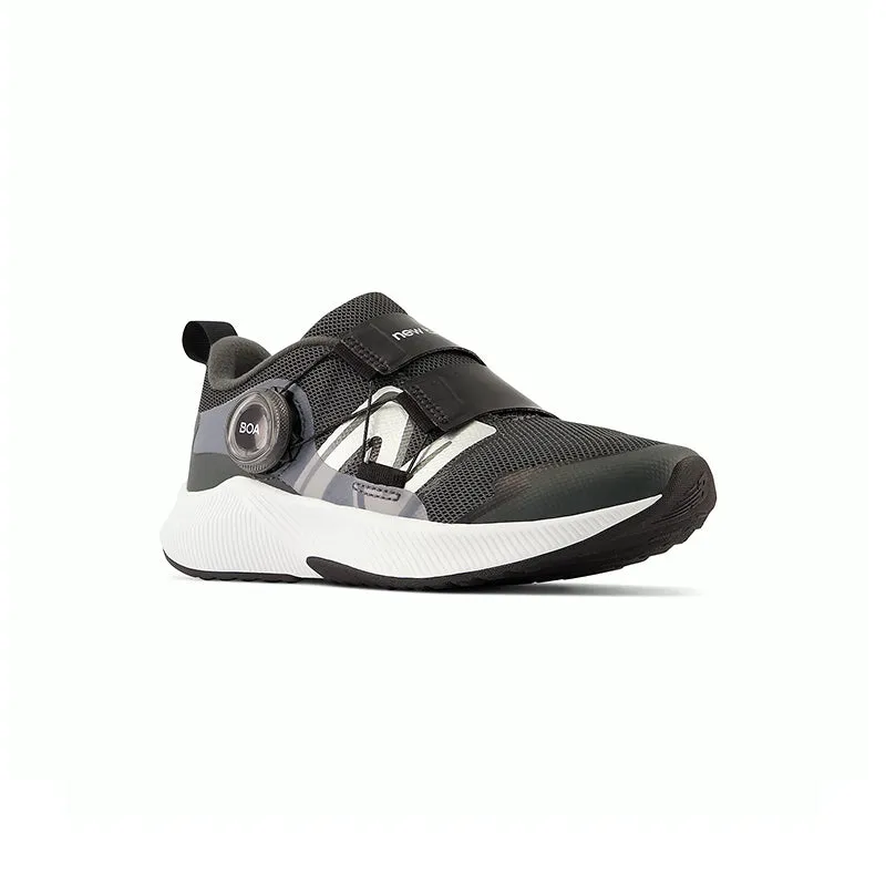 Kid's Preschool DynaSoft Reveal V4 BOA Blacktop/Black/Silver