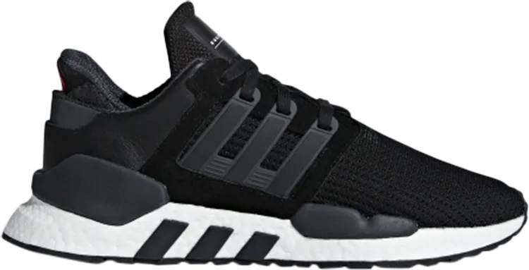 Limited edition Adidas EQT Support 91/18 'Core Black' sneakers, black