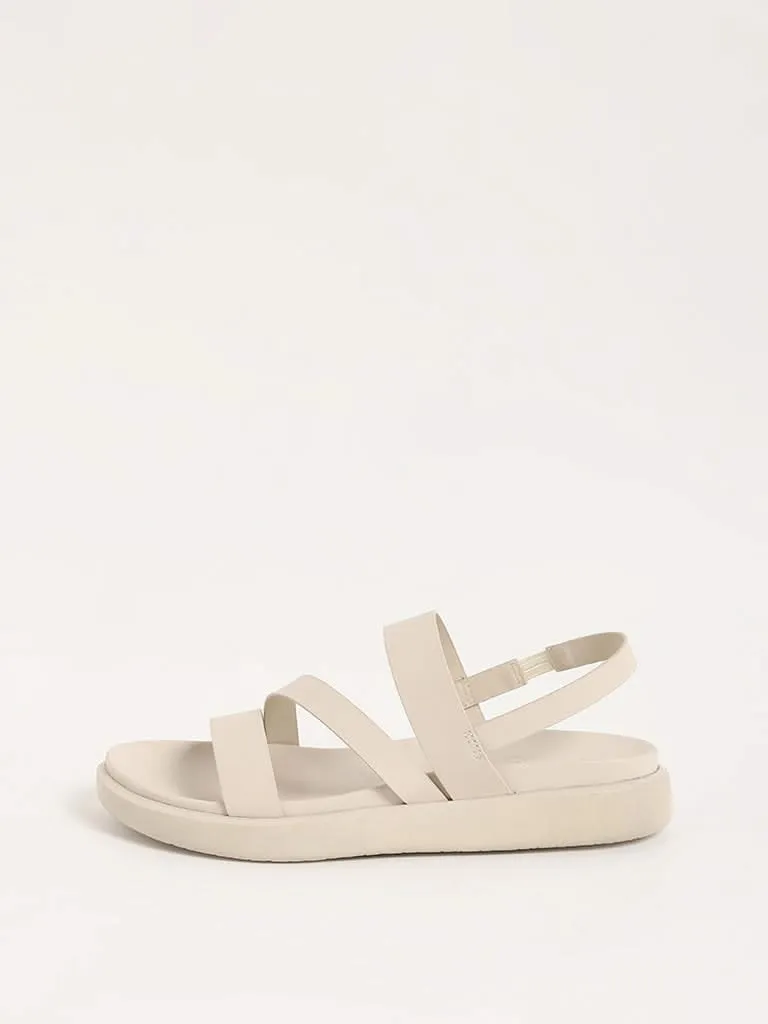 LUNA BLU Beige Strappy Sandals