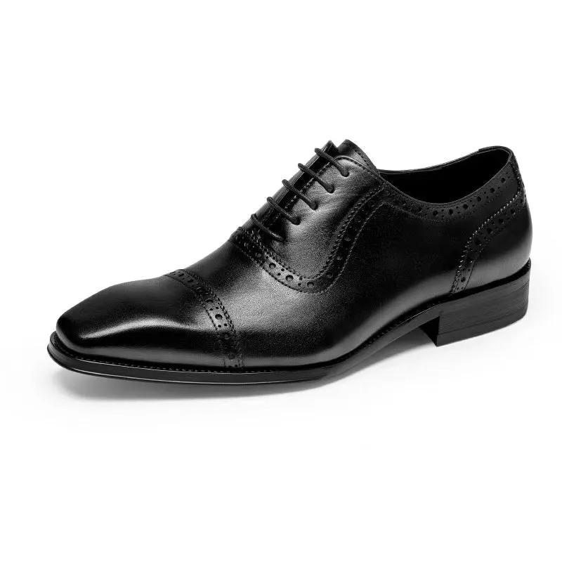 LuxeLeather Classy Brogues