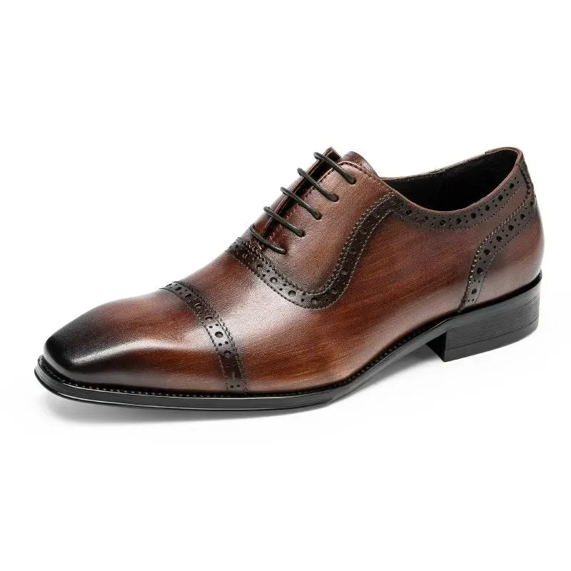 LuxeLeather Classy Brogues