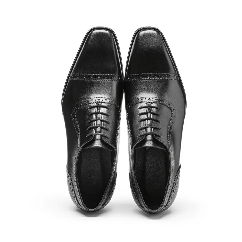 LuxeLeather Classy Brogues