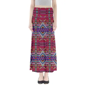 Medicine Blessing Pink Full Length Maxi Skirt