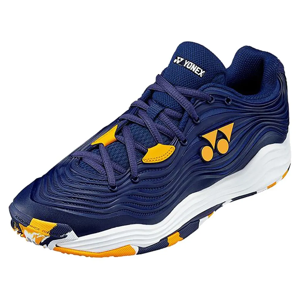 Men's FUSIONREV 5 Tennis Shoes Navy and Orange