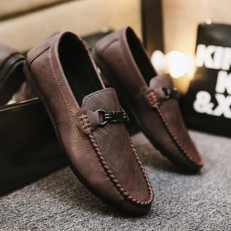 Men's Massacre Design Loafer Shoes