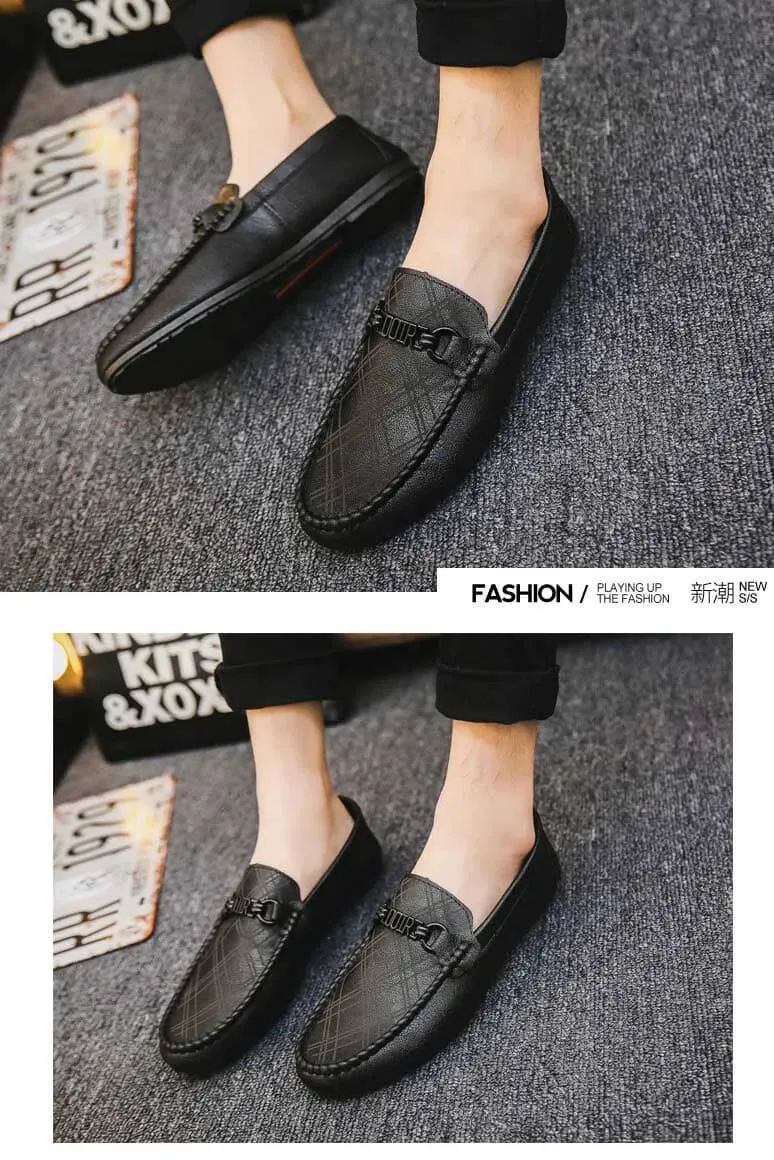 Men's Massacre Design Loafer Shoes