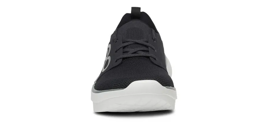 Men's Oofos OOmy STRIDE 5087WHTBLK Color:  White/Black