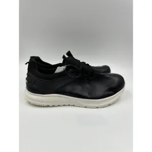 Men's Size 9, Black Synthetic Sneakers with Ultra Comfortable Rubbery Soles