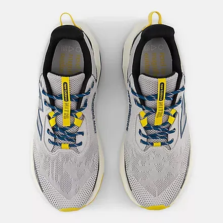 NEW BALANCE MEN'S DYNASOFT NITREL V6 GREY/YELLOW RUNNING SHOES