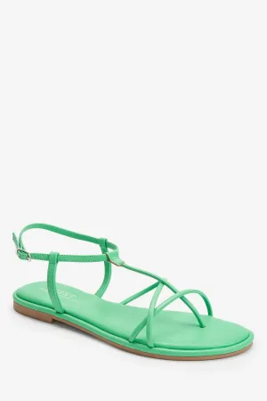 Next Green Forever Comfort Strappy Womens Sandals