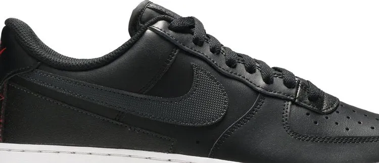 Nike Air Force 1 Low 'Technical Stitch - Bred', black