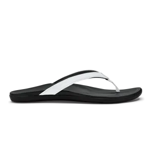 Olukai 20294-4ROX Women's Quick-drying Non-marking Sandals White/Onyx