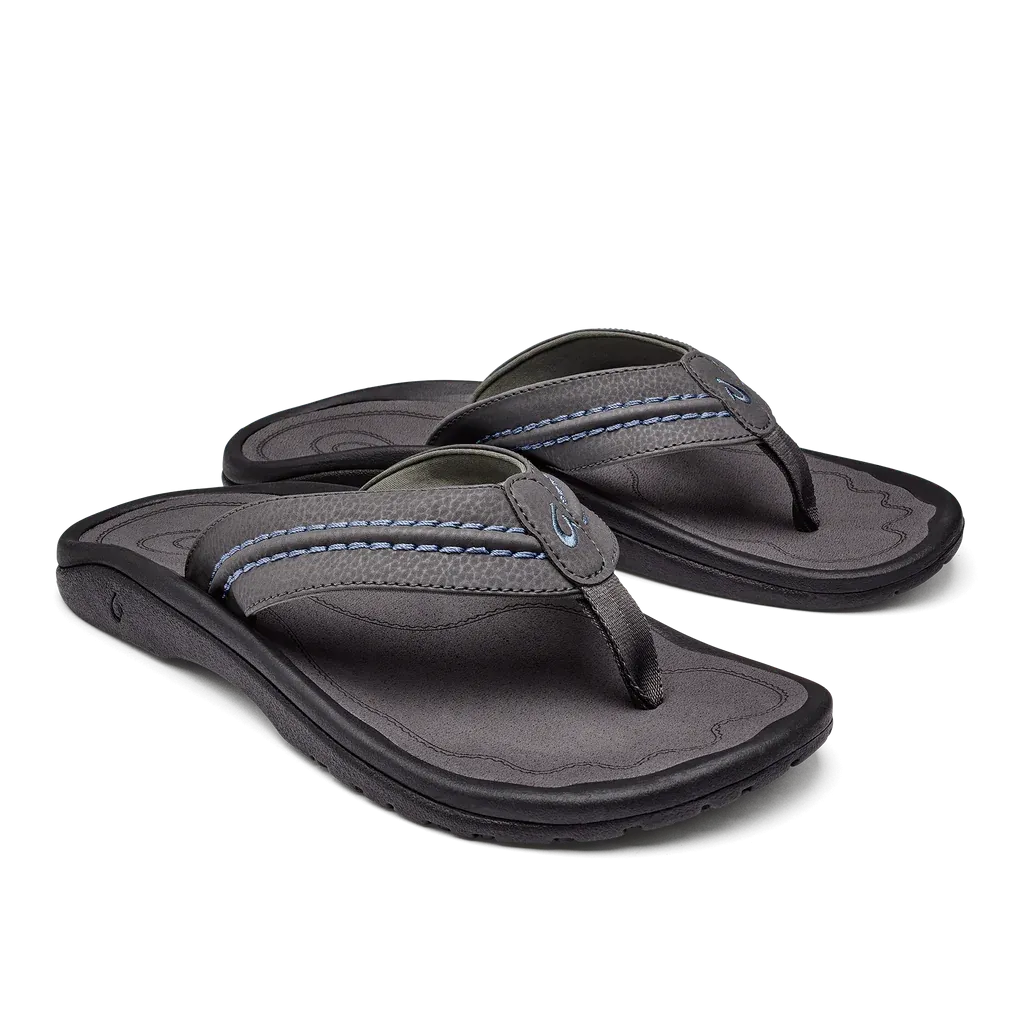 OLUKAI MEN'S HOKUA SANDAL - PAVEMENT