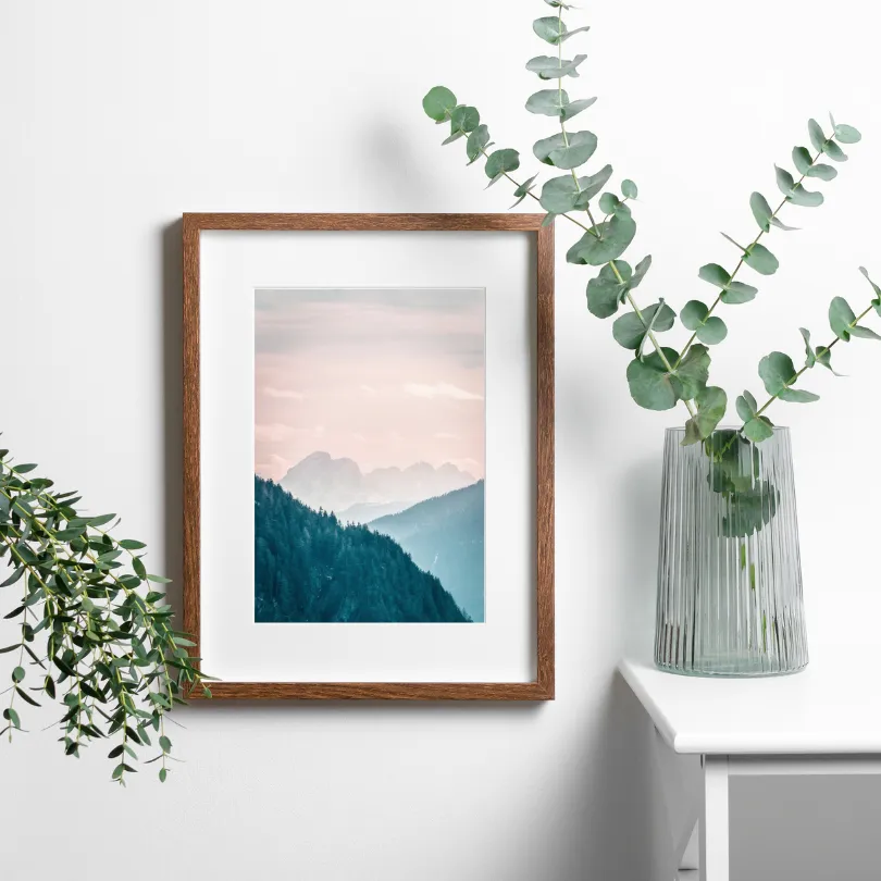 Pastel Mountains Poster INSTANT DOWNLOAD Art Print, Smoky Mountains Poster, Modern Mountain Decor, Pastel Wall Art