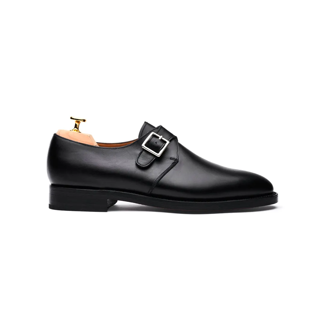 Single monk strap- Black