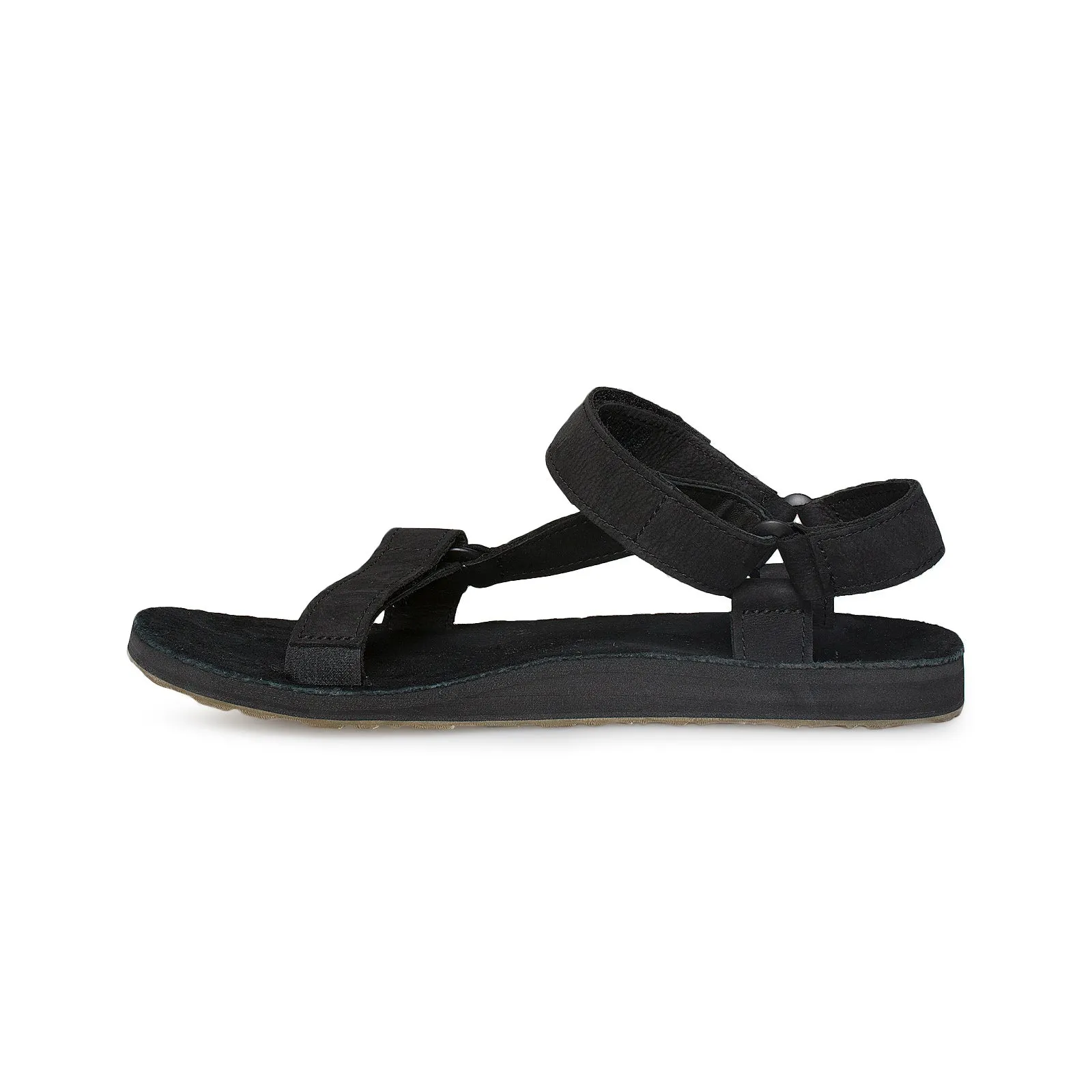 Teva Original Universal Leather Black Sandals - Men's