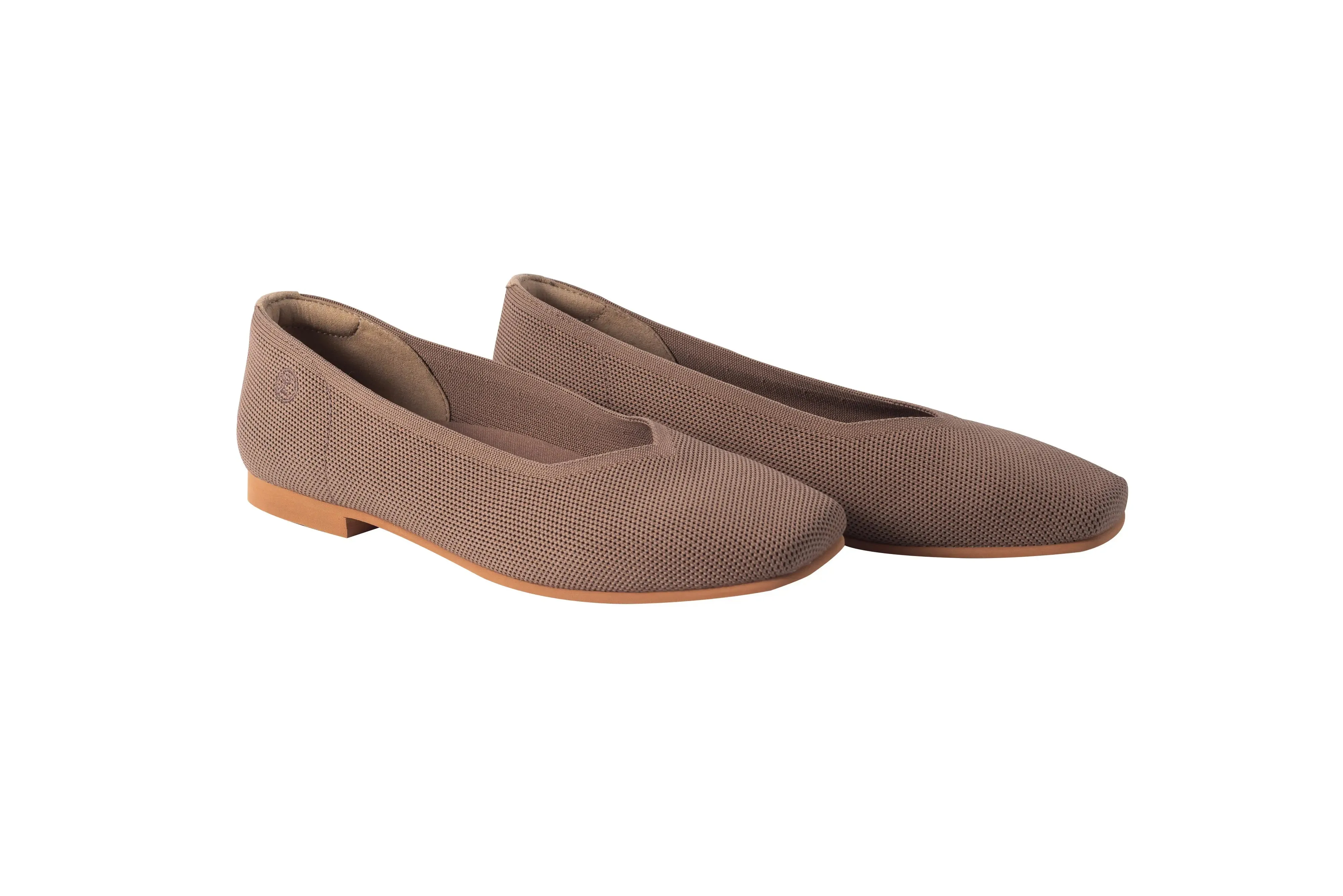 Una Flats | Square-Toe V-Cut