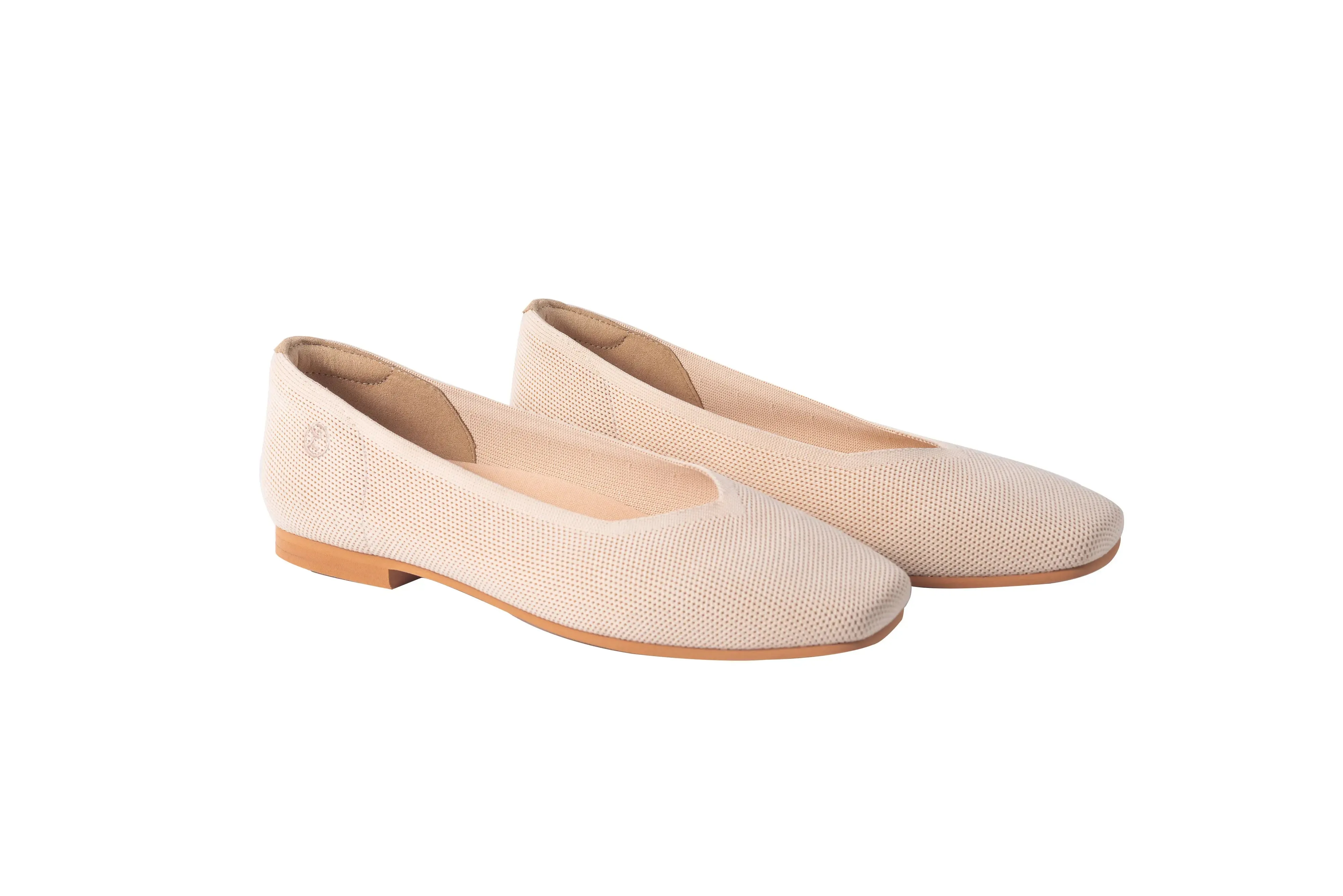 Una Flats | Square-Toe V-Cut