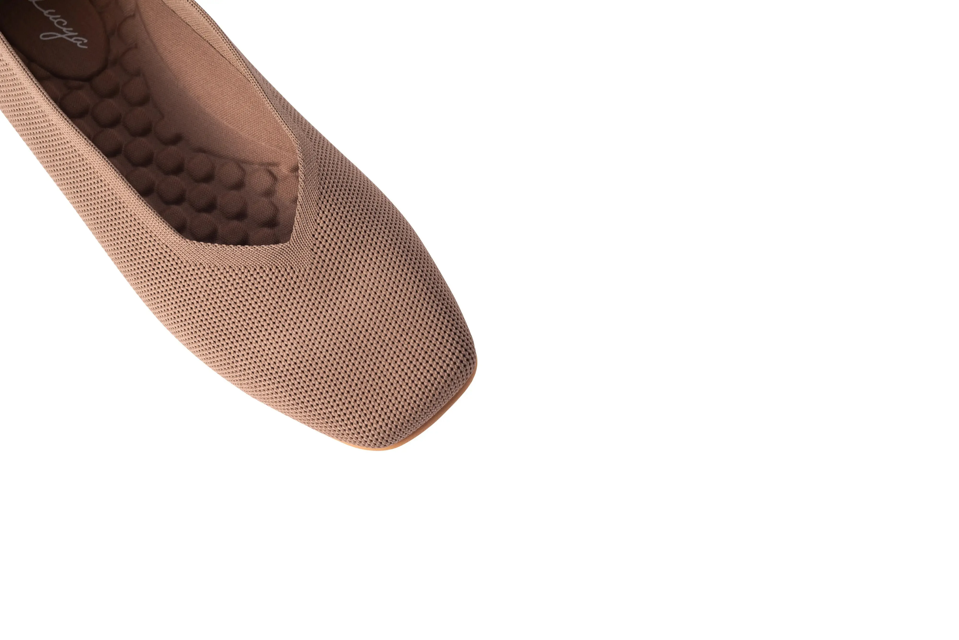 Una Flats | Square-Toe V-Cut