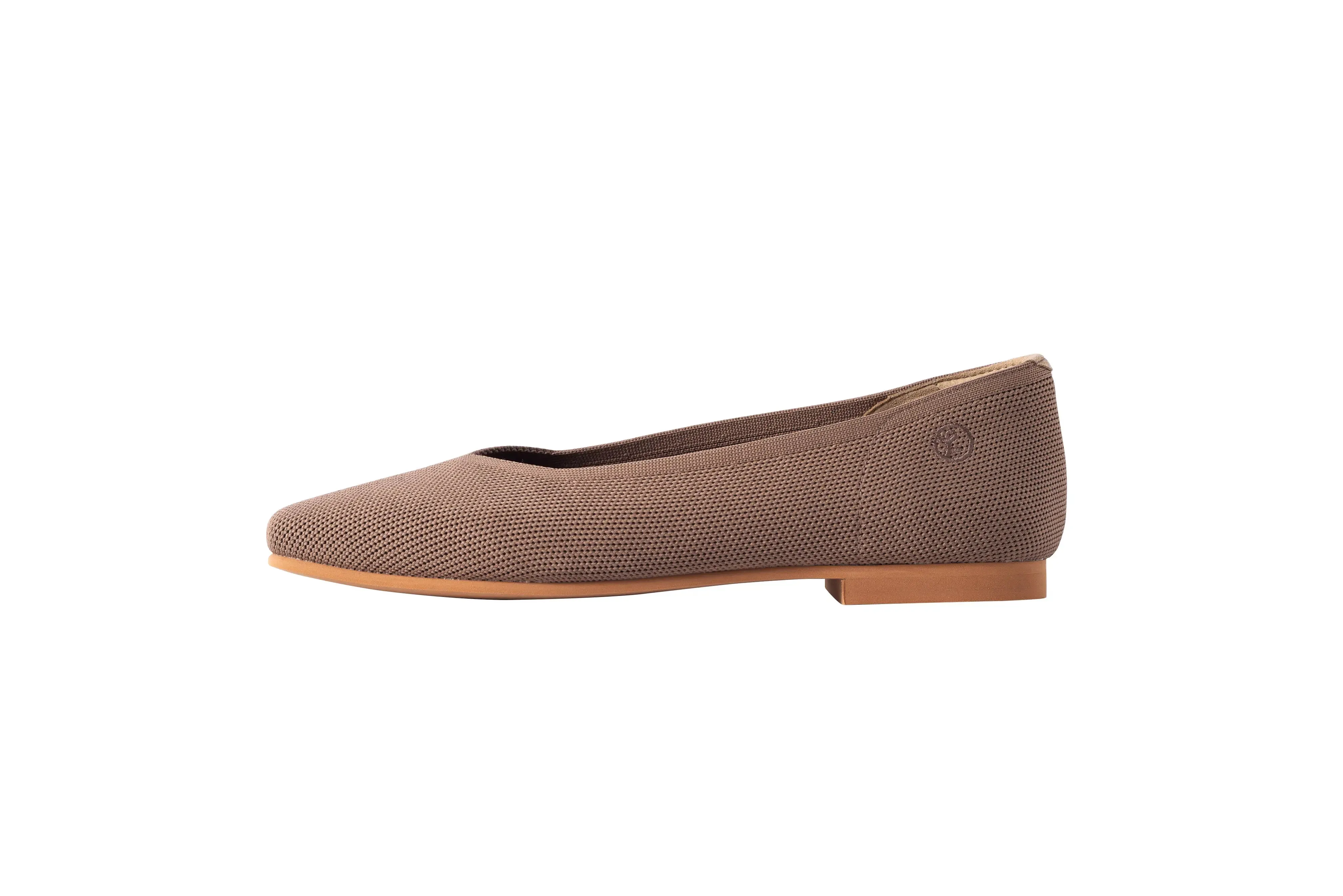 Una Flats | Square-Toe V-Cut