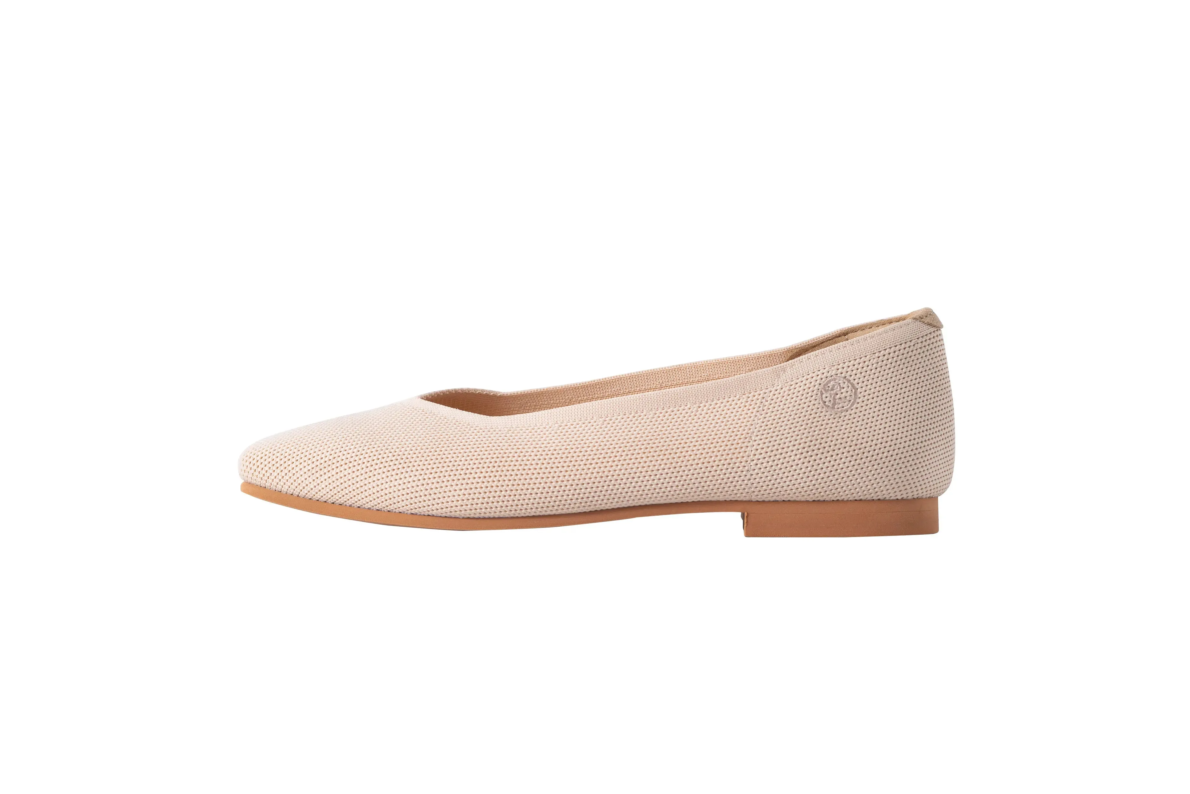 Una Flats | Square-Toe V-Cut