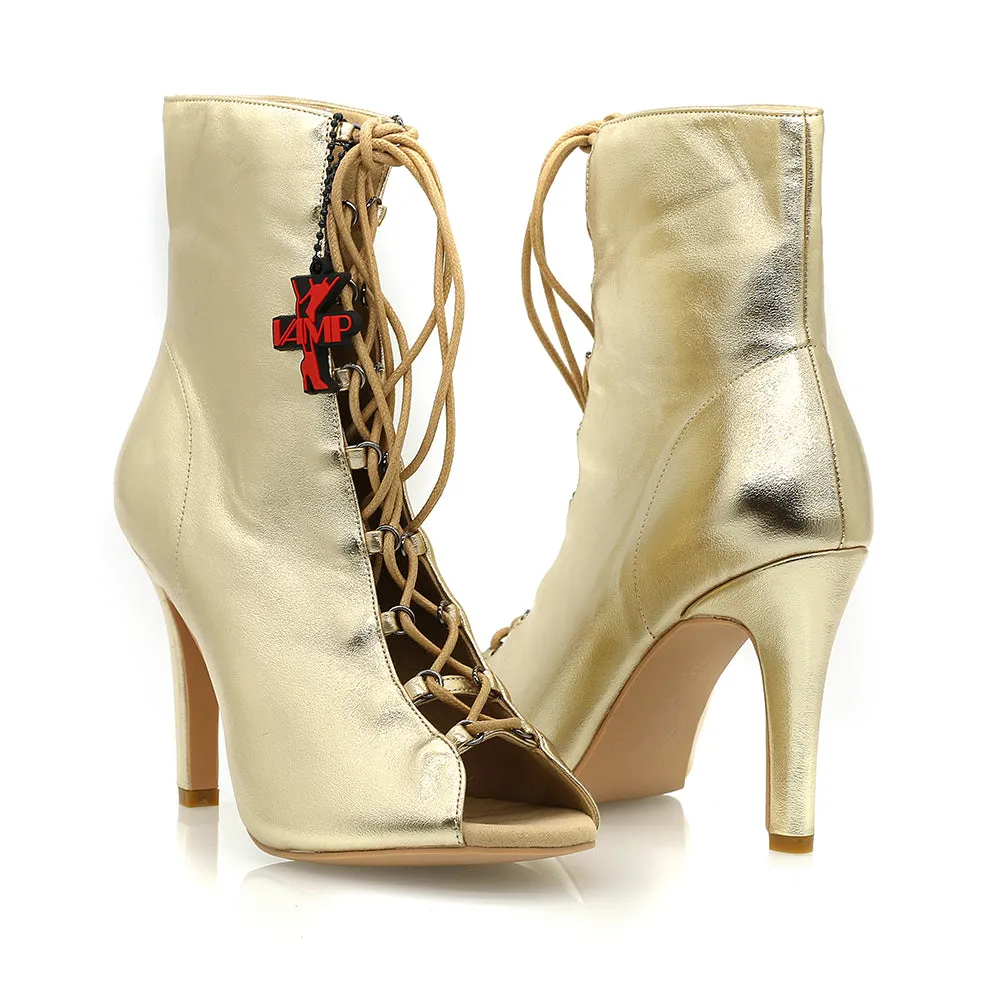 Vortex (Gold) - 4" Dance Heels By VAMP