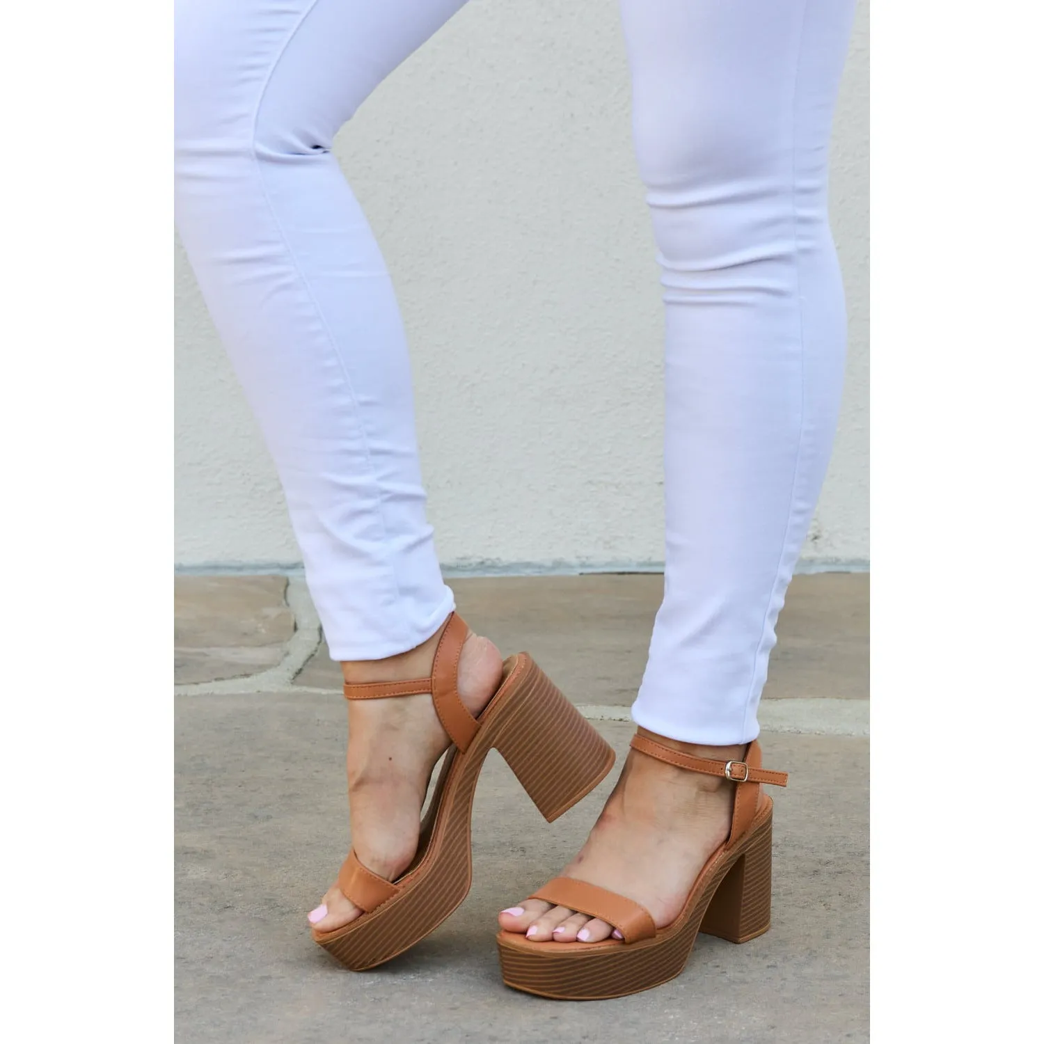 Weeboo Feel It Platform Heel Sandals