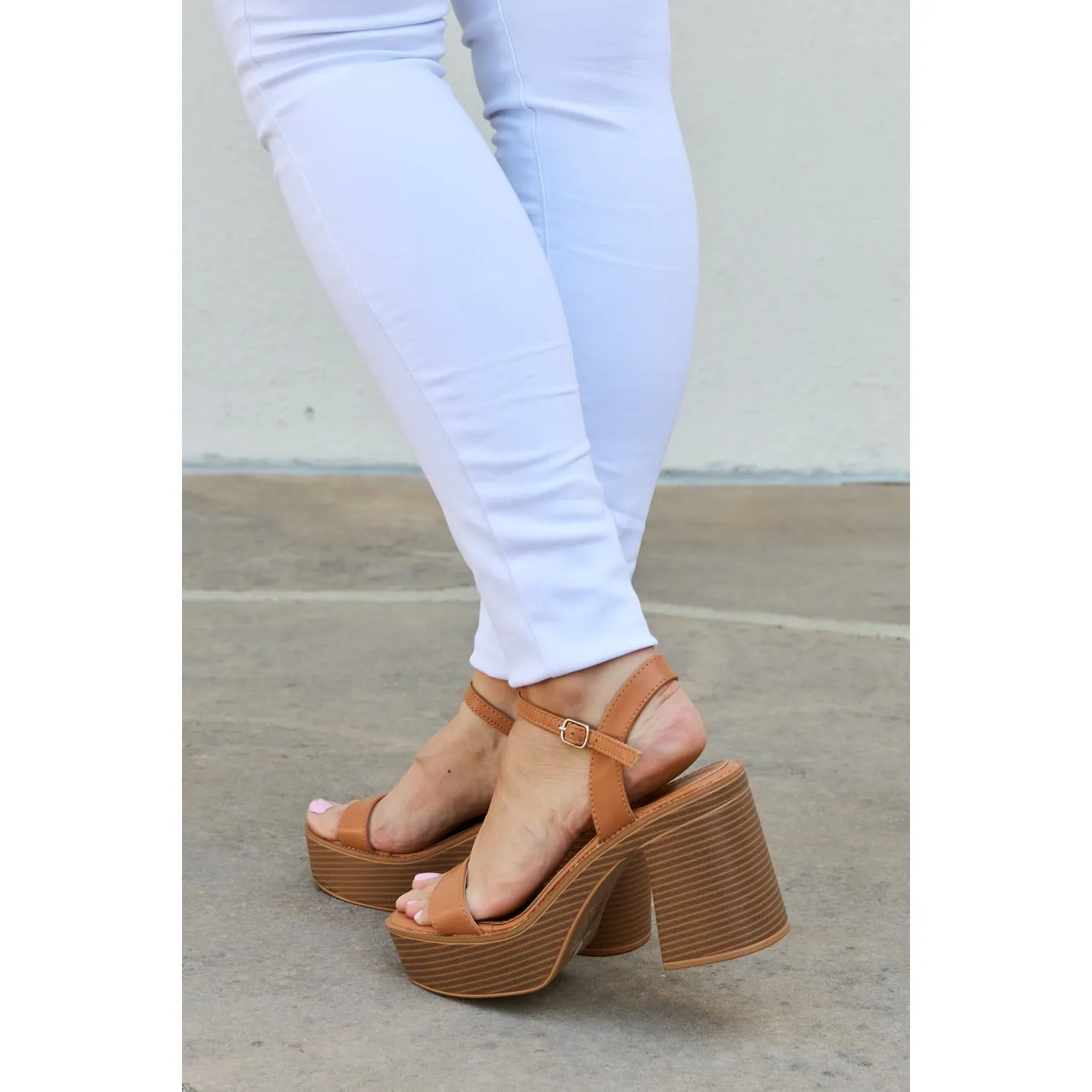 Weeboo Feel It Platform Heel Sandals