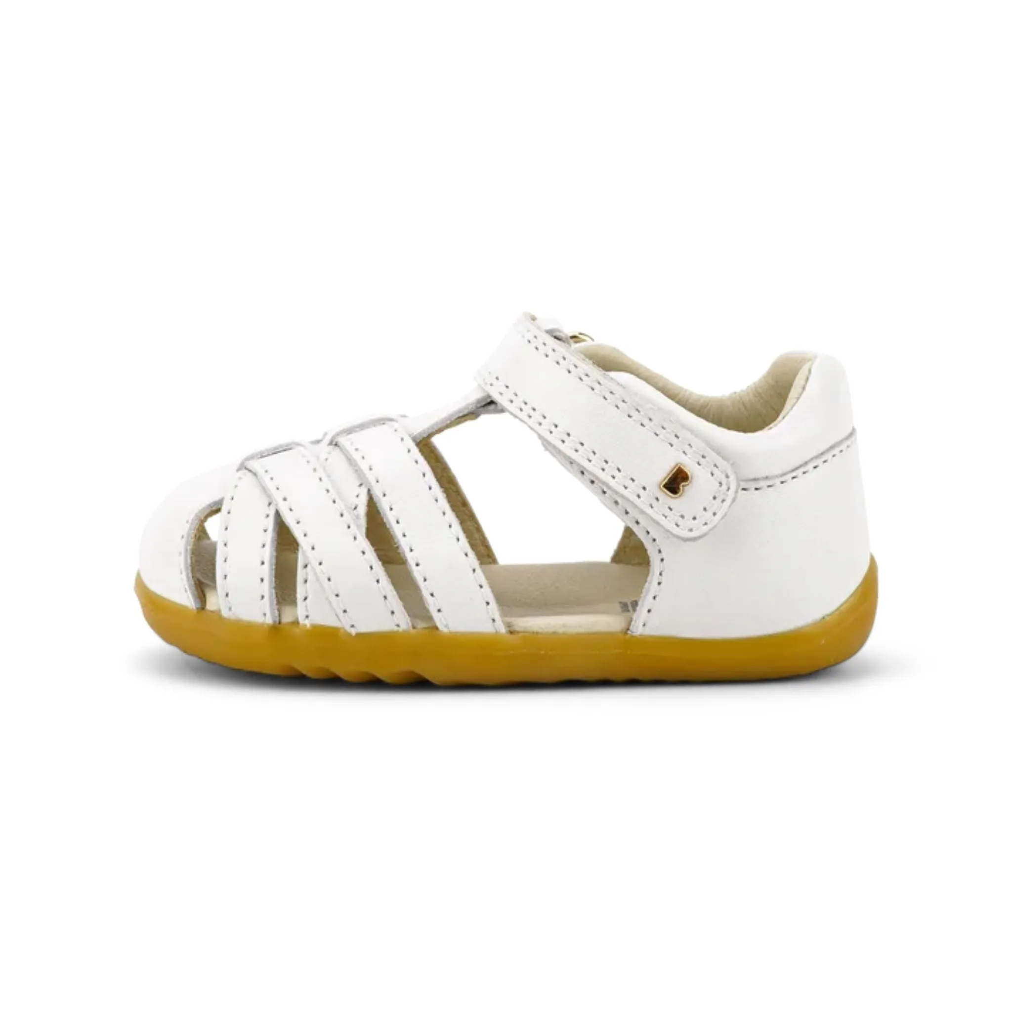 White Cross Jump Sandals Step Up